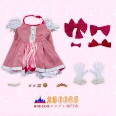 画像17: Go！プリンセスプリキュア 春野はるか/キュアフローラ(Cure Flora) コスプレ衣装 abccos製 「受注生産」 (17)