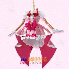 画像3: Go！プリンセスプリキュア 春野はるか/キュアフローラ(Cure Flora) コスプレ衣装 abccos製 「受注生産」 (3)