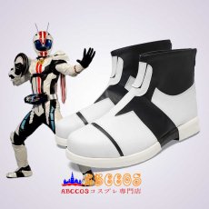 画像4: 仮面ライダーマッハ/かめんらいだーまっは Kamen Rider Mach コスプレ靴 abccos製 「受注生産」 (4)