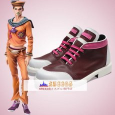 画像5: ジョジョの奇妙な冒険 ジョジョリオン JoJoLion 東方定助 コスプレ靴 abccos製 「受注生産」 (5)