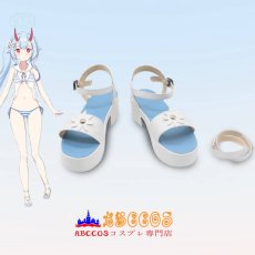 画像7: ブルーアーカイブ -Blue Archive- 和楽チセ（わらく チセ）コスプレ靴 abccos製 「受注生産」 (7)