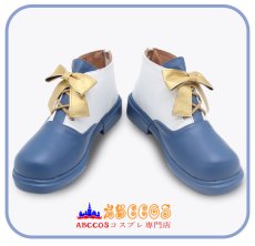 画像2: ディズニーツイステッドワンダーランド 薔薇の王国のホワイトラビット・フェス デュース・スペード コスプレ靴 abccos製 「受注生産」 (2)