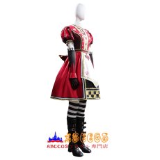 画像2: アリス マッドネス リターンズ（Alice: Madness Returns） アリス レッド コスプレ衣装 abccos製 「受注生産」 (2)