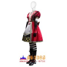 画像3: アリス マッドネス リターンズ（Alice: Madness Returns） アリス レッド コスプレ衣装 abccos製 「受注生産」 (3)