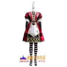 画像5: アリス マッドネス リターンズ（Alice: Madness Returns） アリス レッド コスプレ衣装 abccos製 「受注生産」 (5)