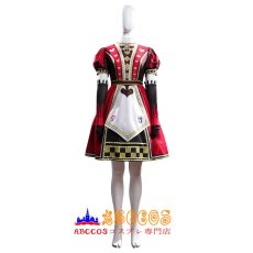 画像9: アリス マッドネス リターンズ（Alice: Madness Returns） アリス レッド コスプレ衣装 abccos製 「受注生産」 (9)