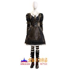 画像1: アリス マッドネス リターンズ（Alice: Madness Returns） アリス ブラック コスプレ衣装 abccos製 「受注生産」 (1)