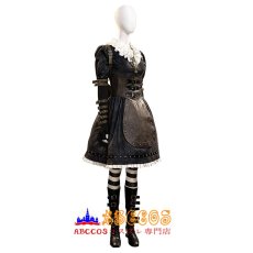 画像2: アリス マッドネス リターンズ（Alice: Madness Returns） アリス ブラック コスプレ衣装 abccos製 「受注生産」 (2)