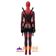 画像4: デッドプール＆ウルヴァリン Deadpool 3 Lady Deadpool レディ・デッドプール コスチューム コスプレ衣装 【武器無し】abccos製 「受注生産」 (4)