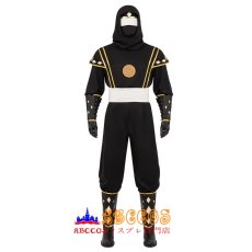 画像1: Mighty Morphin Power Rangers マイティ・モーフィン・パワーレンジャー ニンジャブラック） Zack コスプレ衣装 abccos製 「受注生産」 (1)