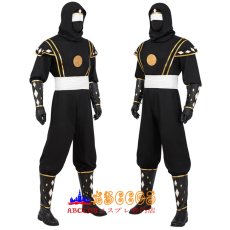 画像3: Mighty Morphin Power Rangers マイティ・モーフィン・パワーレンジャー ニンジャブラック） Zack コスプレ衣装 abccos製 「受注生産」 (3)