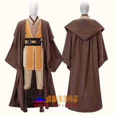 画像2: Star Wars スター・ウォーズ：アコライト ジェダイ・マスター ソル The Acolyte Sol 茶色のマント コスプレ衣装 abccos製 「受注生産」 (2)