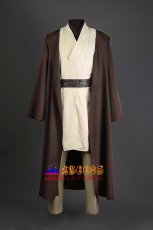 画像2: Star Wars：Episode III - Revenge of the Sith スター・ウォーズ エピソード3: シスの復讐 オビ＝ワン・ケノービ コスプレ衣装 abccos製 「受注生産」 (2)