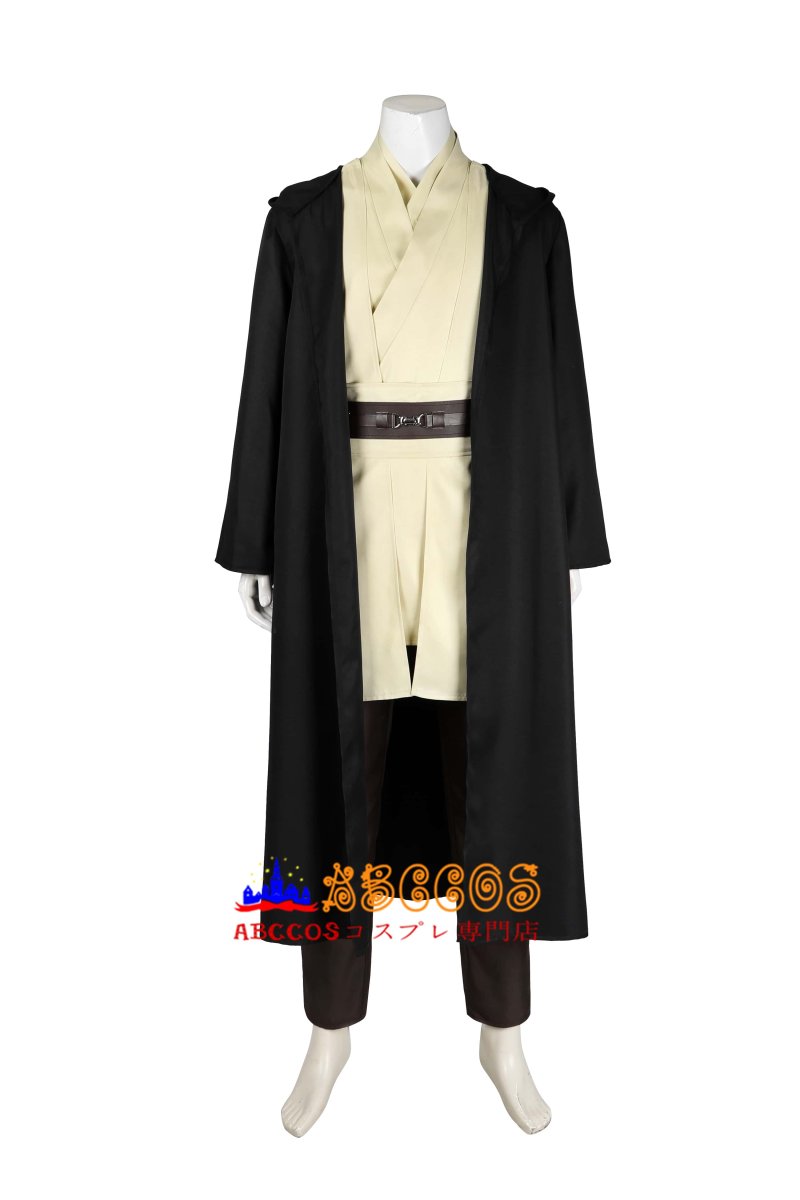 画像1: スター・ウォーズ エピソード1/ ファントム・メナス（Star Wars: Episode I – The Phantom Menace）クワイ＝ガン・ジン Qui-Gon jinn コスプレ衣装 abccos製 「受注生産」 (1)