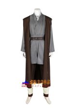 画像1: スター・ウォーズ エピソード1/ ファントム・メナス（Star Wars: Episode I – The Phantom Menace）オビ＝ワン・ケノービ コスプレ衣装 abccos製 「受注生産」 (1)