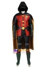 画像1: 映画 ジャスティス・リーグ バットマン Batman Justice League vs. Teen Titans Robin  バットマン ロビン コスプレ衣装 abccos製 「受注生産」 (1)