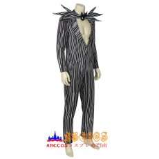 画像2: ナイトメアー・ビフォア・クリスマス ジャック・スケリントン The Nightmare Before Christmas Jack Skellington コスプレ衣装 コスチューム バラ売り可 abccos製 「受注生産」 (2)