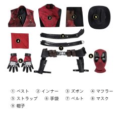 画像45: デッドプール＆ウルヴァリン Deadpool 3 キッドプール The Deadpool Kid カウボーイ コスチューム コスプレ衣装 【武器無し】 abccos製 「受注生産」 (45)