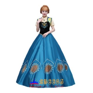 ディズニー Frozen アナと雪の女王 アナ Anna プリンセスドレス 刺繍 