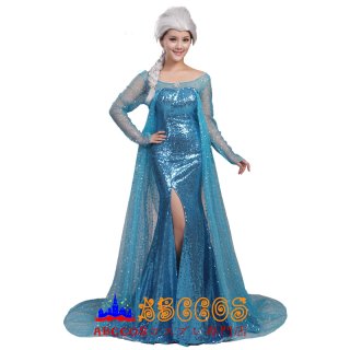 ディズニー Frozen アナと雪の女王 アナ Anna プリンセスドレス 刺繍スタイル コスプレ衣装 abccos製 「受注生産」 - ABCCOS