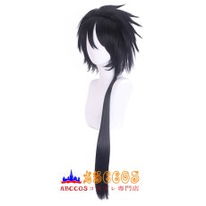 画像2: NARUTO -ナルト- うちはイズナ Uchiha Izuna wig コスプレウィッグ abccos製 「受注生産」 (2)