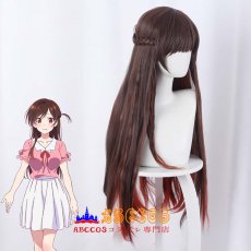 画像2: 彼女、お借りします 一ノ瀬千鶴（いちのせ　ちづる） wig コスプレウィッグ abccos製 「受注生産」 (2)