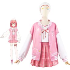 画像1: ホロライブ Hololive VTuber ホロライブさくらみこ 桜巫女 コスプレ衣装 abccos製 「受注生産」 (1)