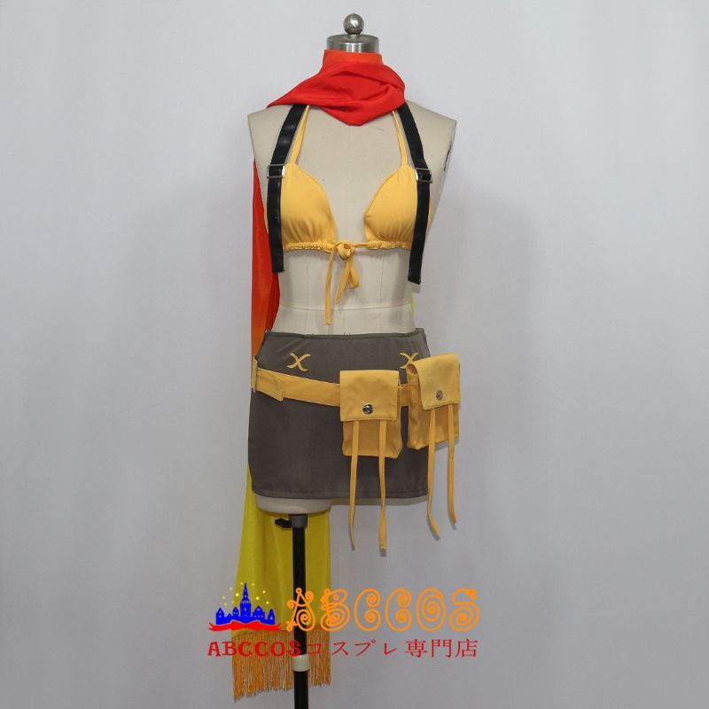 FF10 ファイナルファンタジーX リュック Rikku 風 コスプレ衣装 abccos製 「受注生産」