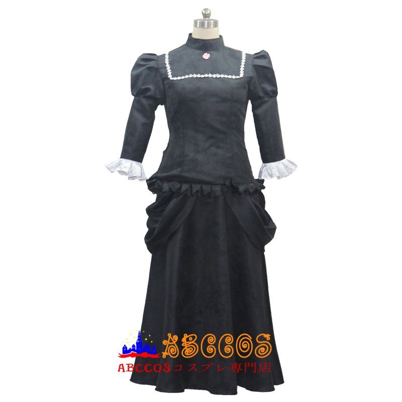 ゴールデンカムイ 家永カノ 黒いドレス ワンピース コスプレ衣装 abccos製 「受注生産」