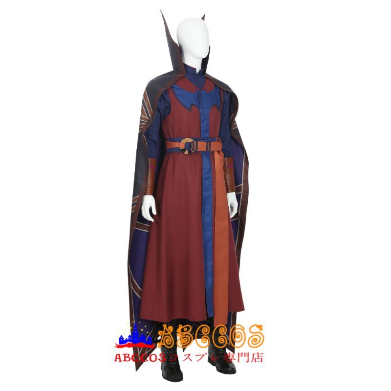 マーベル コミック 動画 ドクター ストレンジ Doctor Strange 黒化 マスク付き コスプレ衣装 バラ売り可 Abccos製 受注生産 Abccos