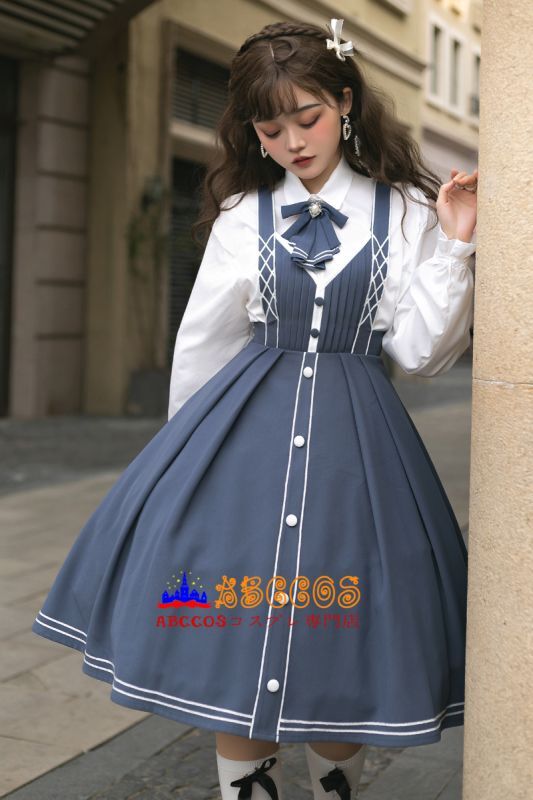 ロリータ風 ロマンティック 甘ロリ レディース ワンピース コート ロリータ服 バラ売り可 abccos製 「受注生産」