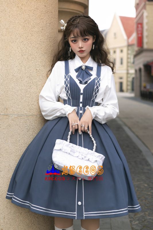 ロリータ風 ロマンティック 甘ロリ レディース ワンピース コート ロリータ服 バラ売り可 abccos製 「受注生産」