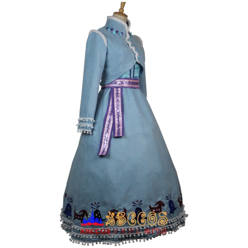アナと雪の女王 家族の思い出 エルサ ドレス コスプレ 衣装