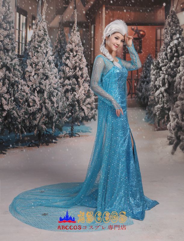 アナと雪の女王 FROZEN エルサ Elsa コスプレ衣装 abccos製 「受注生産」