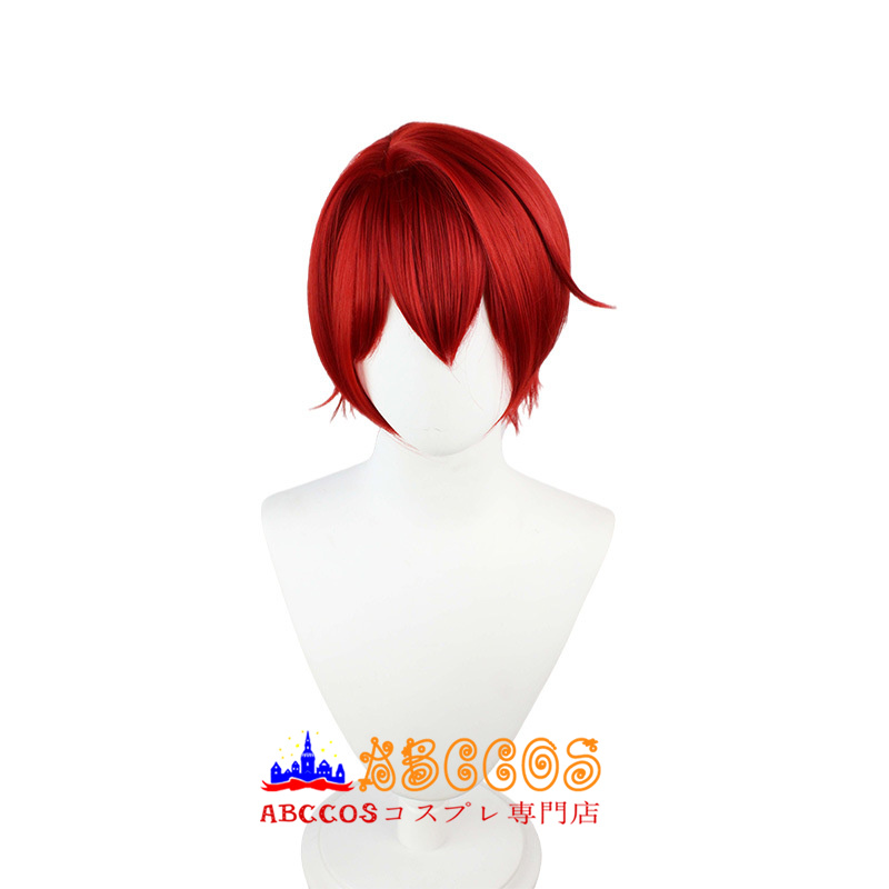 あんさんぶるスターズ! 朱桜司（すおう つかさ） wig コスプレウィッグ abccos製 「受注生産」